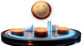 Crypto-handelsinterface van Rijpaatie die in drie klikken werkt